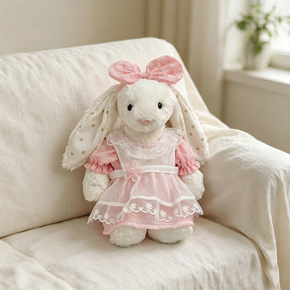 30cm (11.8 in) Bunny Doll Clothes – Princess Dresses & Plaid Suits, Clothes Only