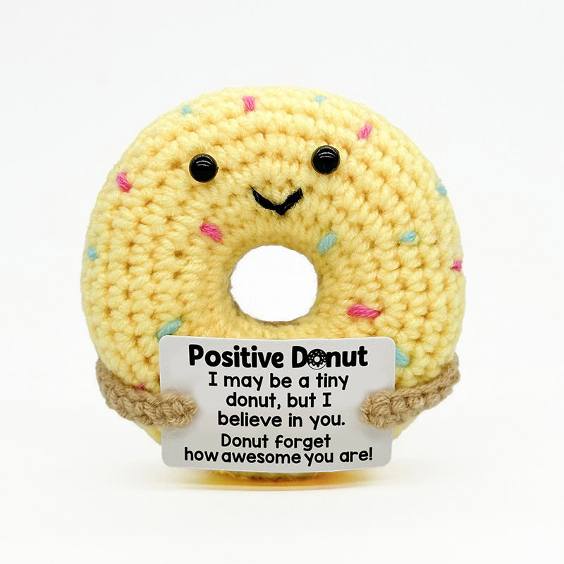 Crochet Food & Drink Pals with Message Cards – Cute Desk Decor & Gifts