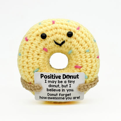 Crochet Food & Drink Pals with Message Cards – Cute Desk Decor & Gifts