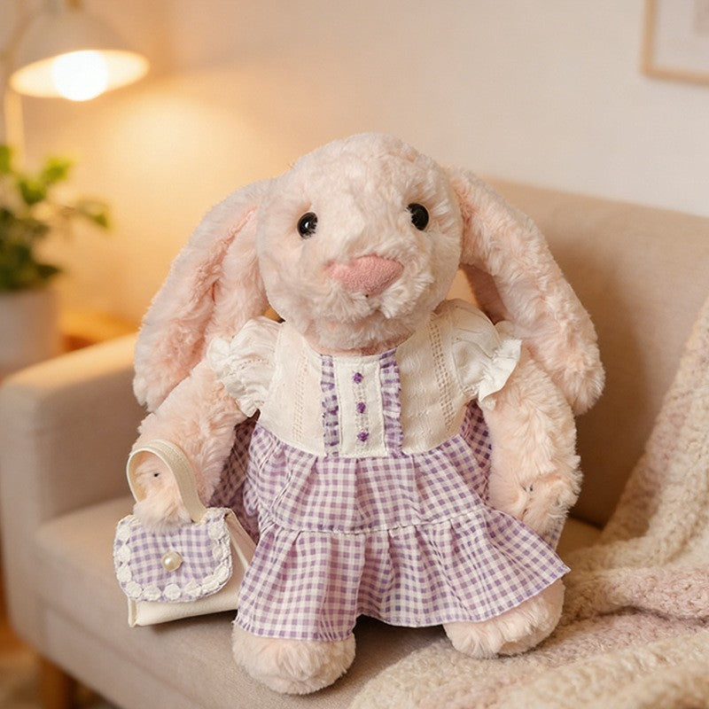30cm (11.8 in) Bunny Doll Clothes – Princess Dresses & Plaid Suits, Clothes Only