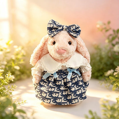 30cm (11.8 in) Bunny Doll Clothes – Princess Dresses & Plaid Suits, Clothes Only