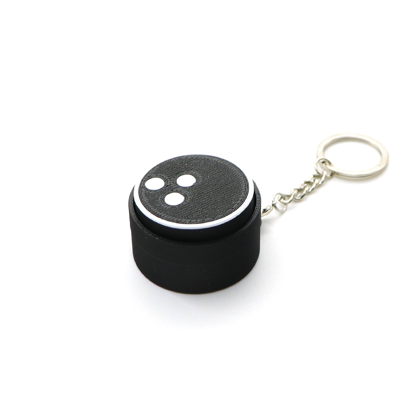 3D Printed Clicker Ball Keychain Stress Relief Fidget Pendant
