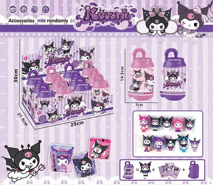 K-Pop Demon Hunter Soda Can Suitcase Blind Box Keychain Figures