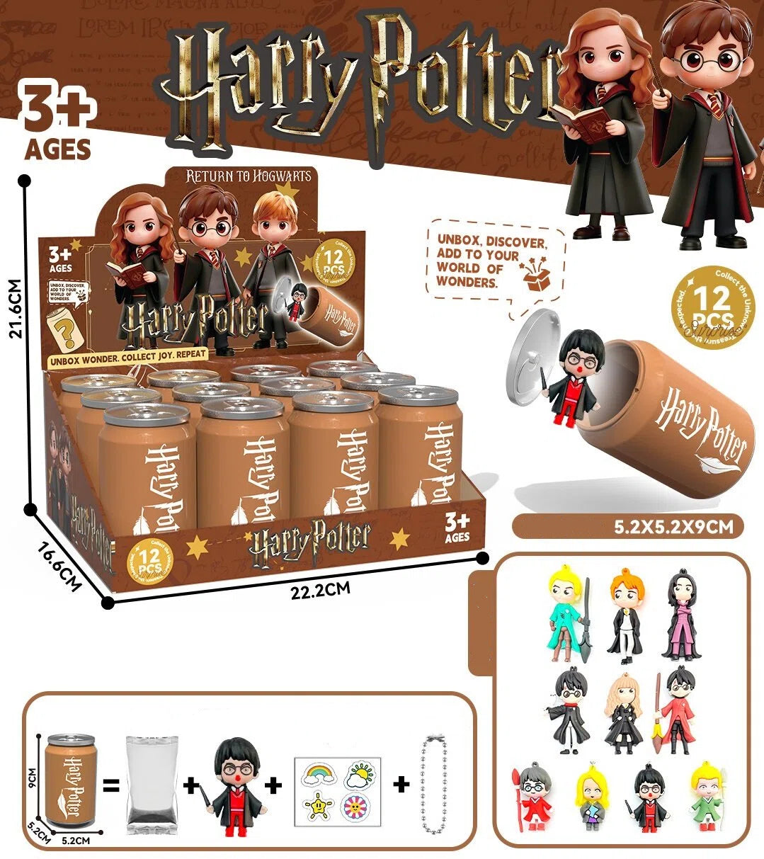 K-POP Demon Hunter Girl Group Soda Can Blind Box Key Chain Cartoon Anime Collectible Figure