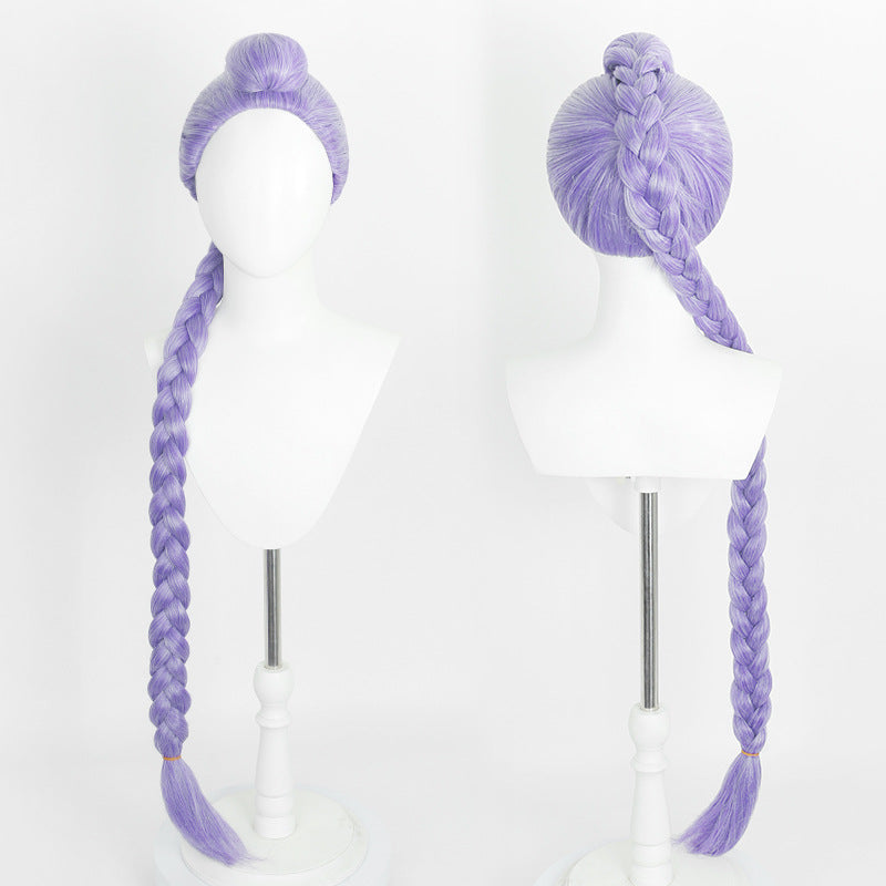 K-Pop Demon Hunters Saja Boy Group Cosplay Wig with Natural-Look Scalp | Anime Costume Wig