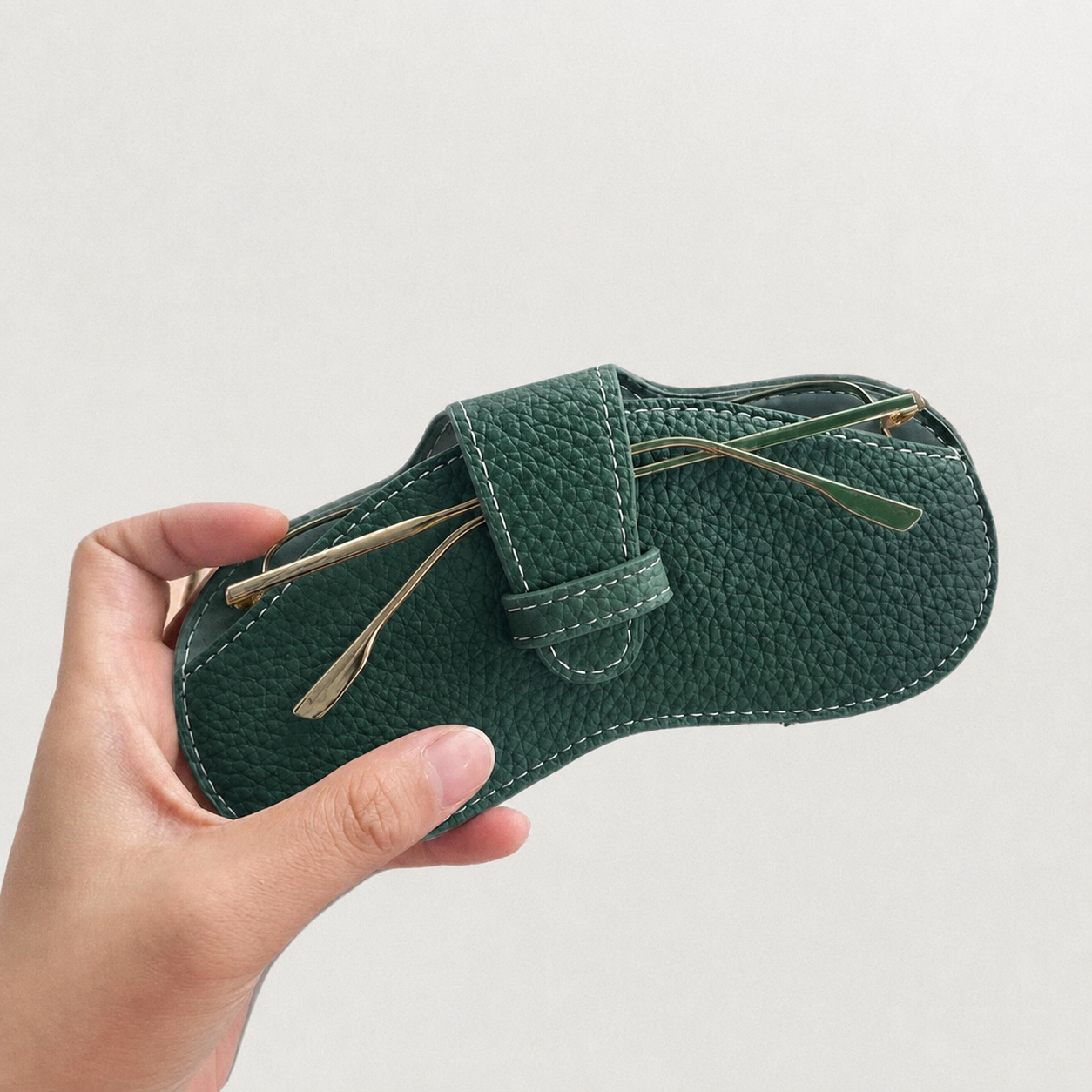 Sunglasses Case Glasses Storage Bag Eyewear Organizer Bag Premium Leather Pouch