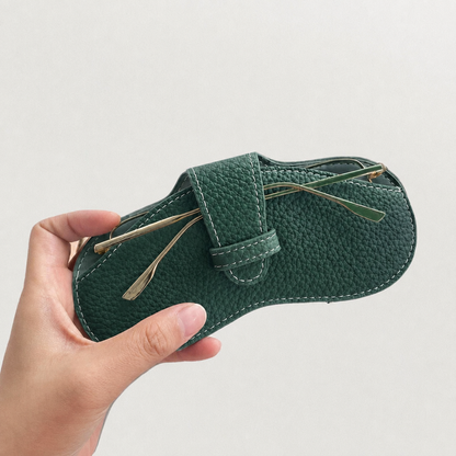 Sunglasses Case Glasses Storage Bag Eyewear Organizer Bag Premium Leather Pouch