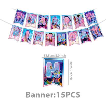 Demon Hunters & Saga Boy Band Birthday Party Supplies – Themed Tableware and Decorations