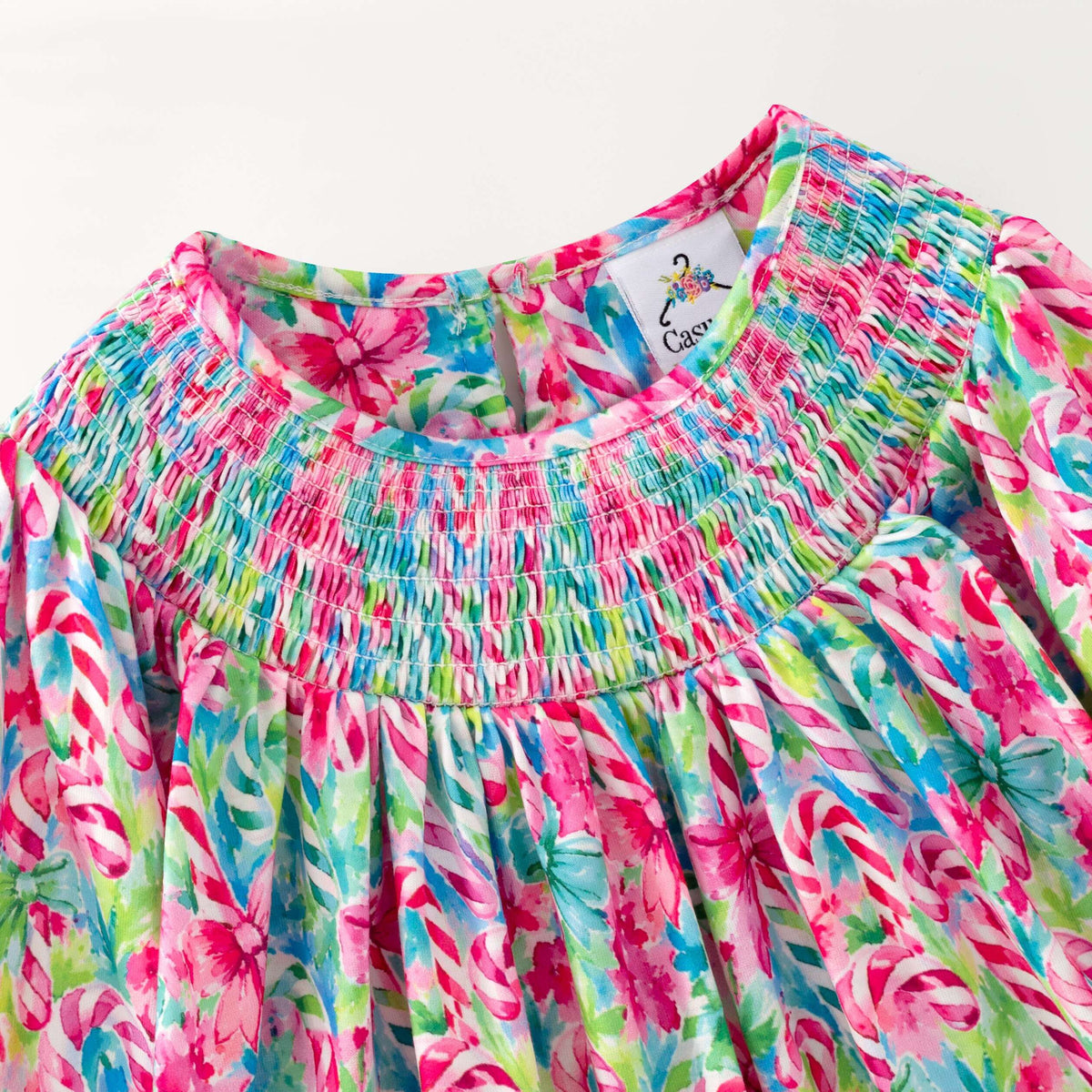 Girls Smocked Dress | Long Sleeve Floral Boutique Dress | Fall Holiday Collection | Boutique Toddler Dress