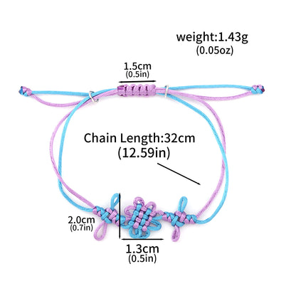 K-Pop Demon Hunters Bracelet Set Mixed Metal Braided Cord & Colorful Seed Bead Bracelets