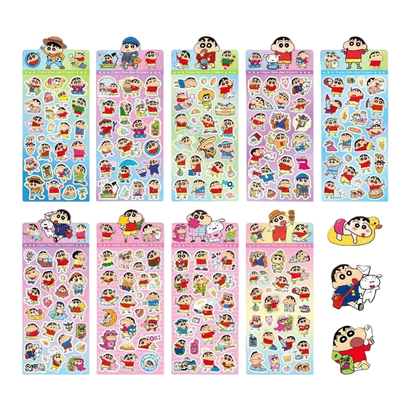 K-pop Demon Hunters Holographic Stickers Set Cartoon Designs for Journals and Scrapbooks