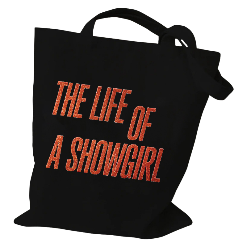 Taylor Swift “The Life of a Showgirl” Canvas Tote Bag – New Album Merch Shoulder Bag