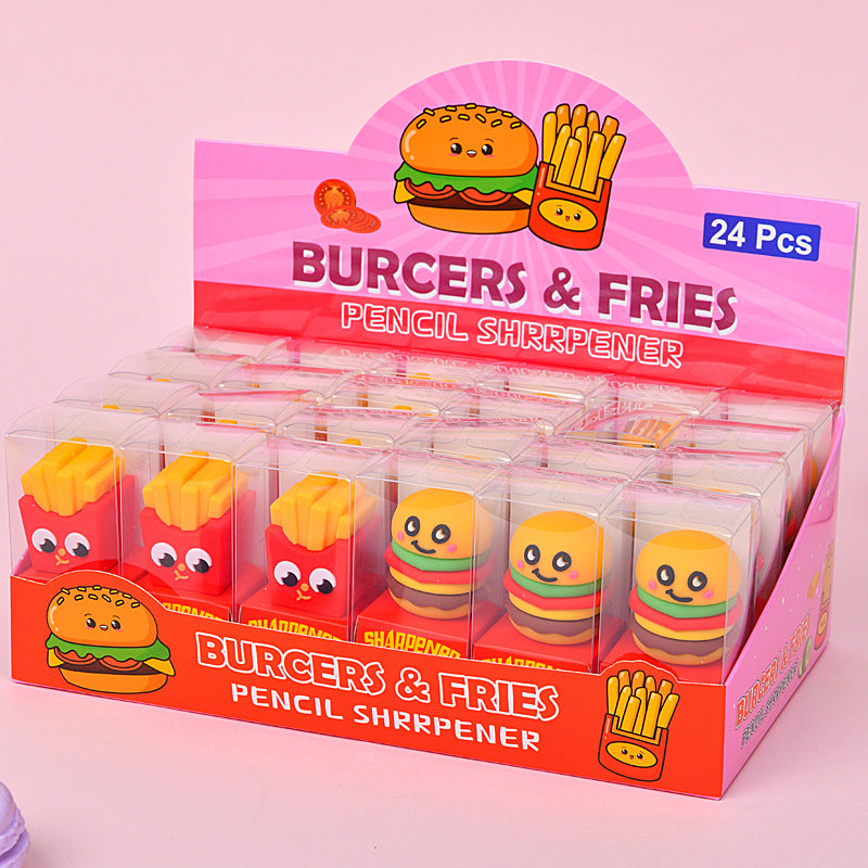 Cute Themed Pencil Sharpeners – 24-Piece Retail Display Box