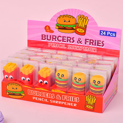 Cute Themed Pencil Sharpeners – 24-Piece Retail Display Box