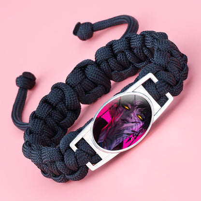 K-pop Demon Hunter Bracelet Woven Adjustable Handwoven Dopamine Style Kids Jewelry