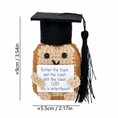 Crochet Food & Drink Pals with Message Cards – Cute Desk Decor & Gifts