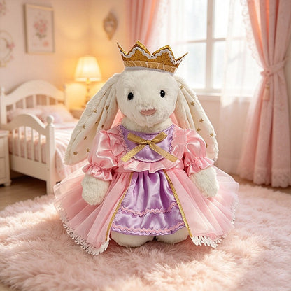 30cm (11.8 in) Bunny Doll Clothes – Princess Dresses & Plaid Suits, Clothes Only