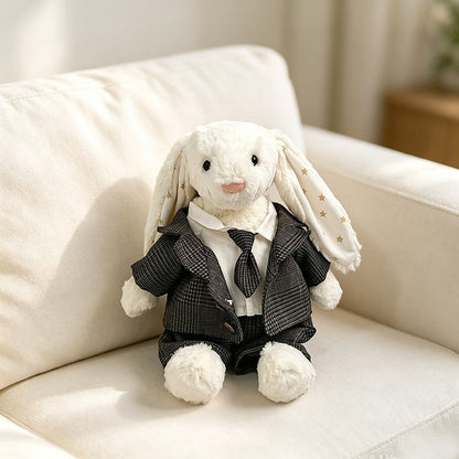 30cm (11.8 in) Bunny Doll Clothes – Princess Dresses & Plaid Suits, Clothes Only
