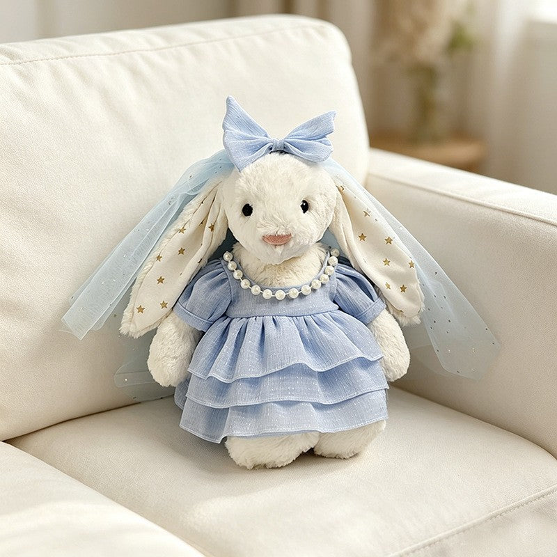 30cm (11.8 in) Bunny Doll Clothes – Princess Dresses & Plaid Suits, Clothes Only