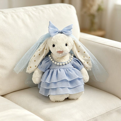 30cm (11.8 in) Bunny Doll Clothes – Princess Dresses & Plaid Suits, Clothes Only