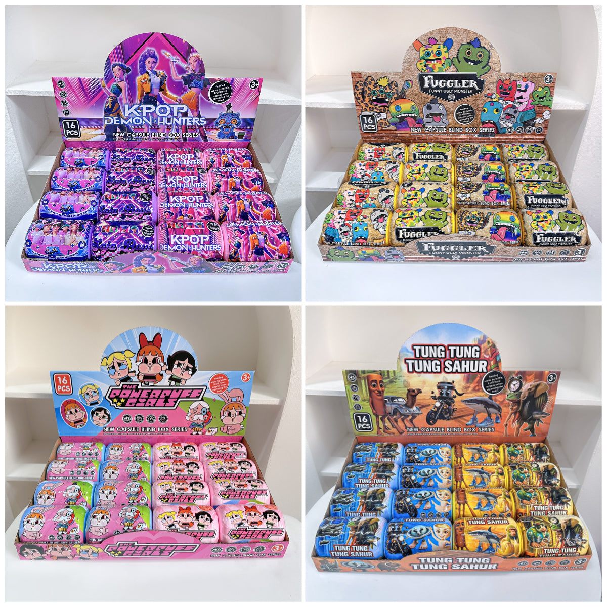 K-POP Demon Hunters Blind Box Capsule Figures Trendy Collectible Keychain Toys for Bags and Car Decorations