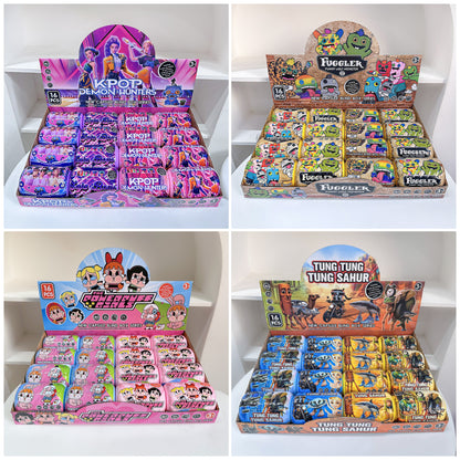 K-POP Demon Hunters Blind Box Capsule Figures Trendy Collectible Keychain Toys for Bags and Car Decorations