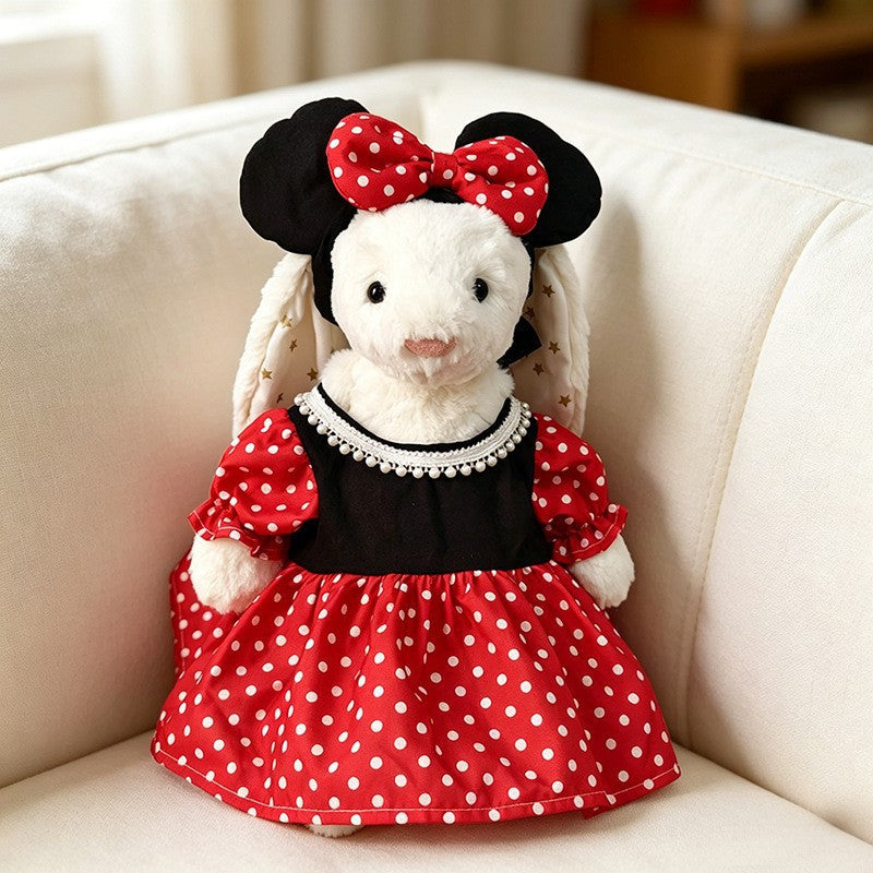 30cm (11.8 in) Bunny Doll Clothes – Princess Dresses & Plaid Suits, Clothes Only