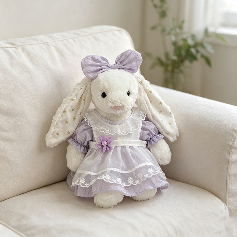 30cm (11.8 in) Bunny Doll Clothes – Princess Dresses & Plaid Suits, Clothes Only