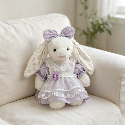 30cm (11.8 in) Bunny Doll Clothes – Princess Dresses & Plaid Suits, Clothes Only