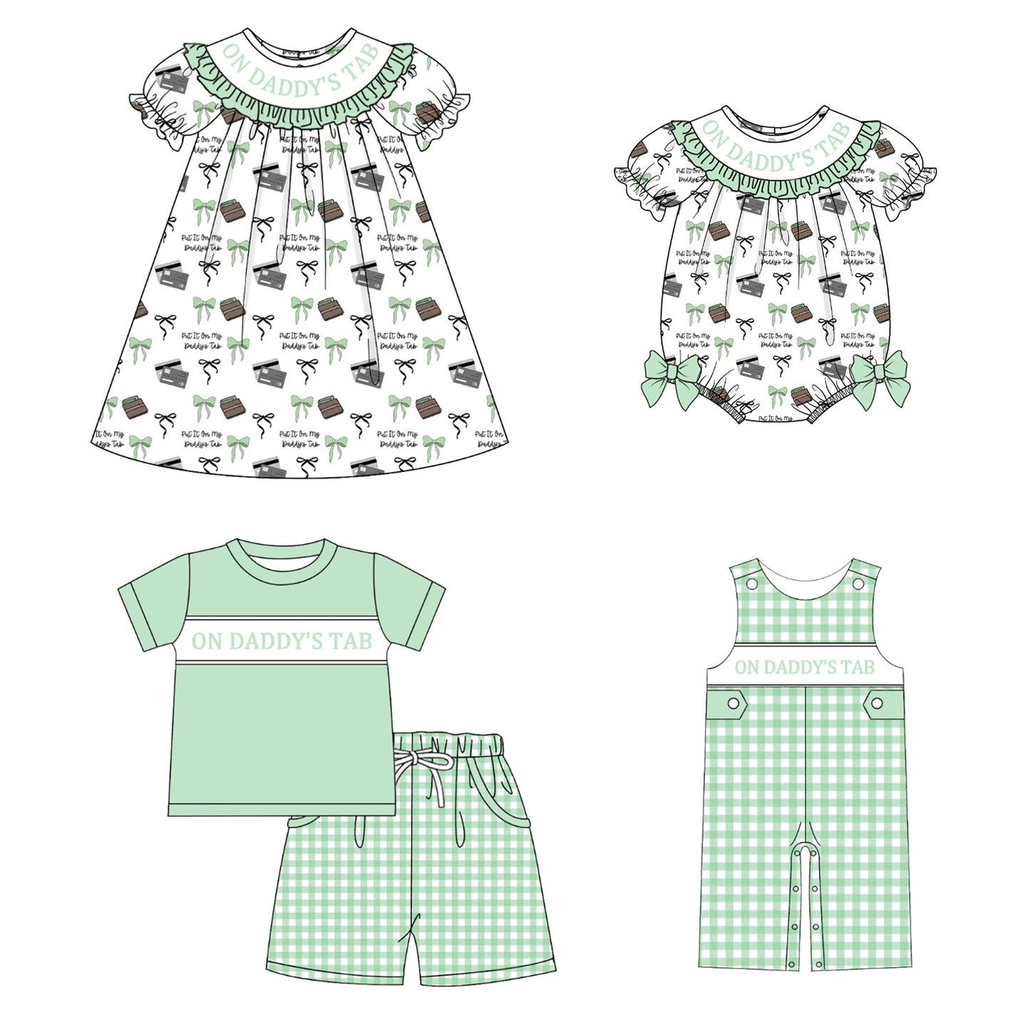 ON DADDY'S TAB Summer Smocked & Embroidered Exclusive Collection