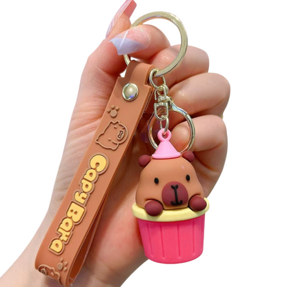 Cute Capybara Keychains – Kawaii Animal Bag Charms & Novelty Gifts