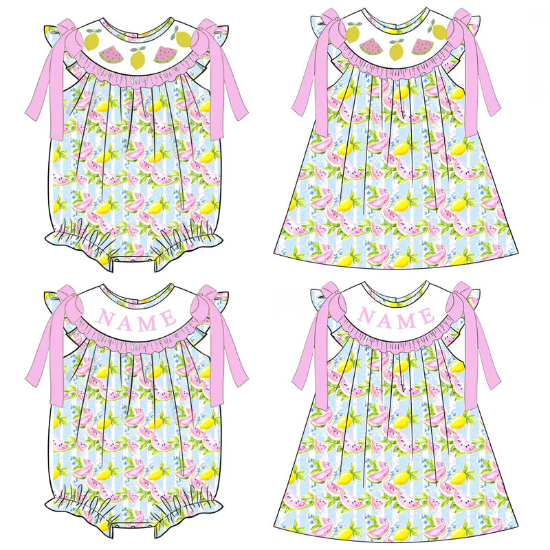 Kids Spring & Summer Embroidery Collection | Personalized Name Dresses & Rompers