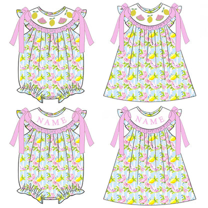 Kids Spring & Summer Embroidery Collection | Personalized Name Dresses & Rompers