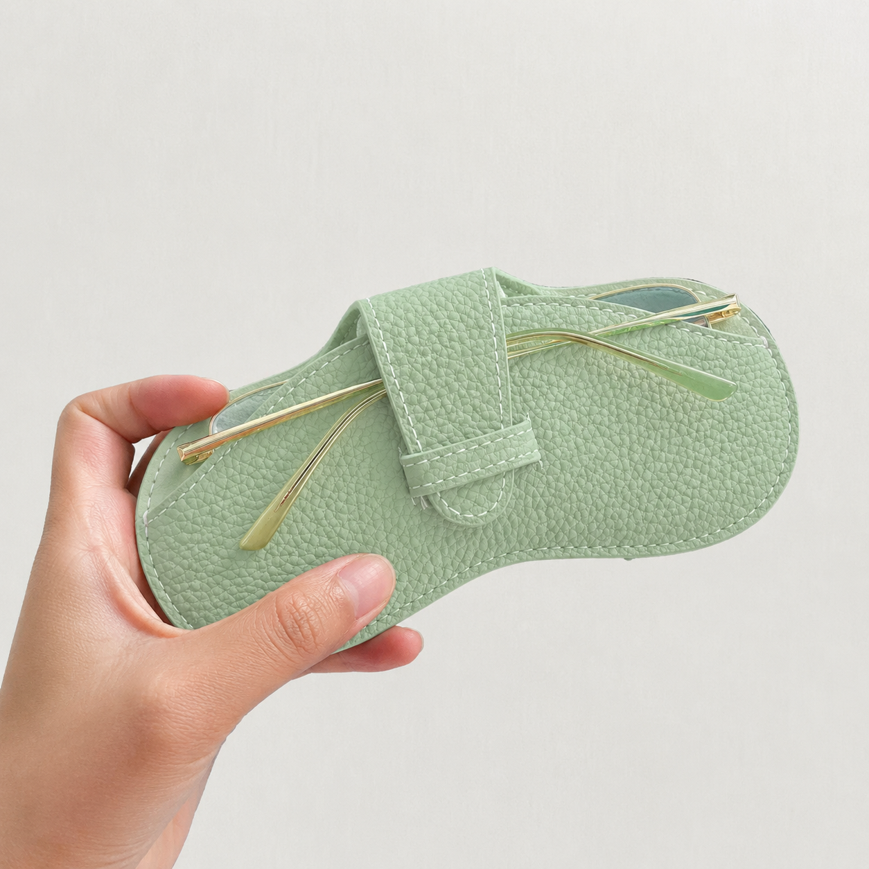 Sunglasses Case Glasses Storage Bag Eyewear Organizer Bag Premium Leather Pouch
