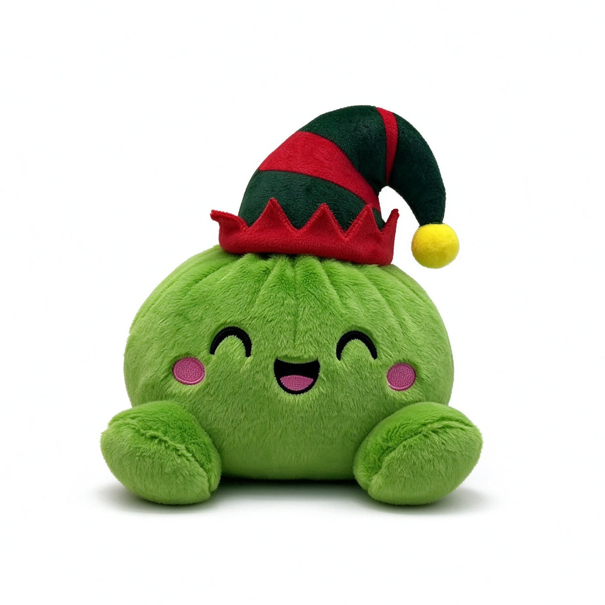Christmas Bao Bun Plush Toys – Cute Holiday Dumpling Characters, Plush Only or with Bamboo Steamer Gift Box