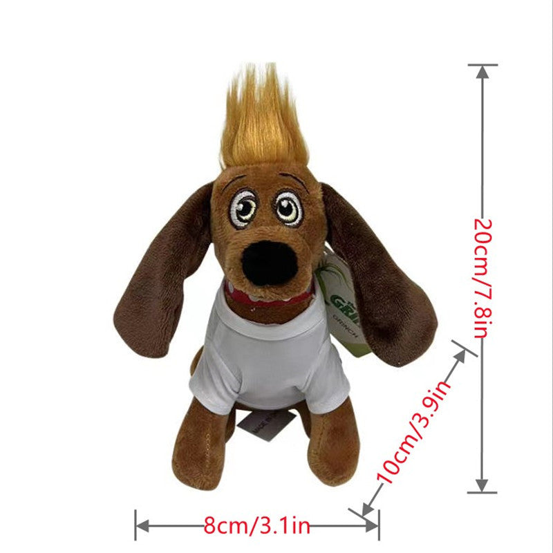 2025 Christmas Grinch Plush Toy – Green Monster Stuffed Doll Cartoon Character Gift for Kids