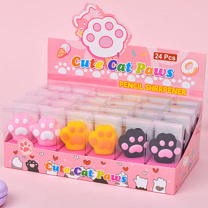 Cute Themed Pencil Sharpeners – 24-Piece Retail Display Box