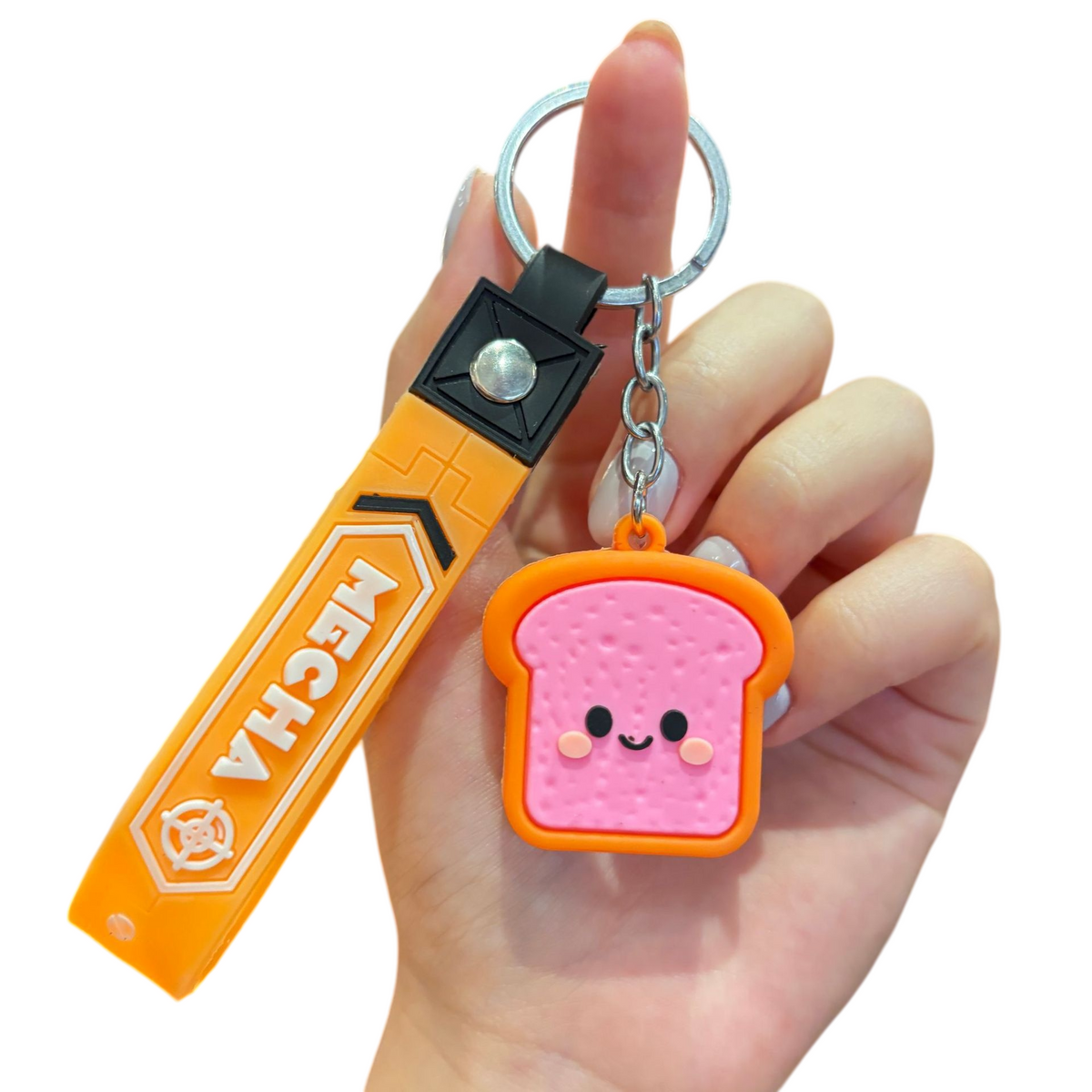 Food & Dessert Butter, Cheese & Bao Bun Keychains Silicone Bag Charms & Accessories