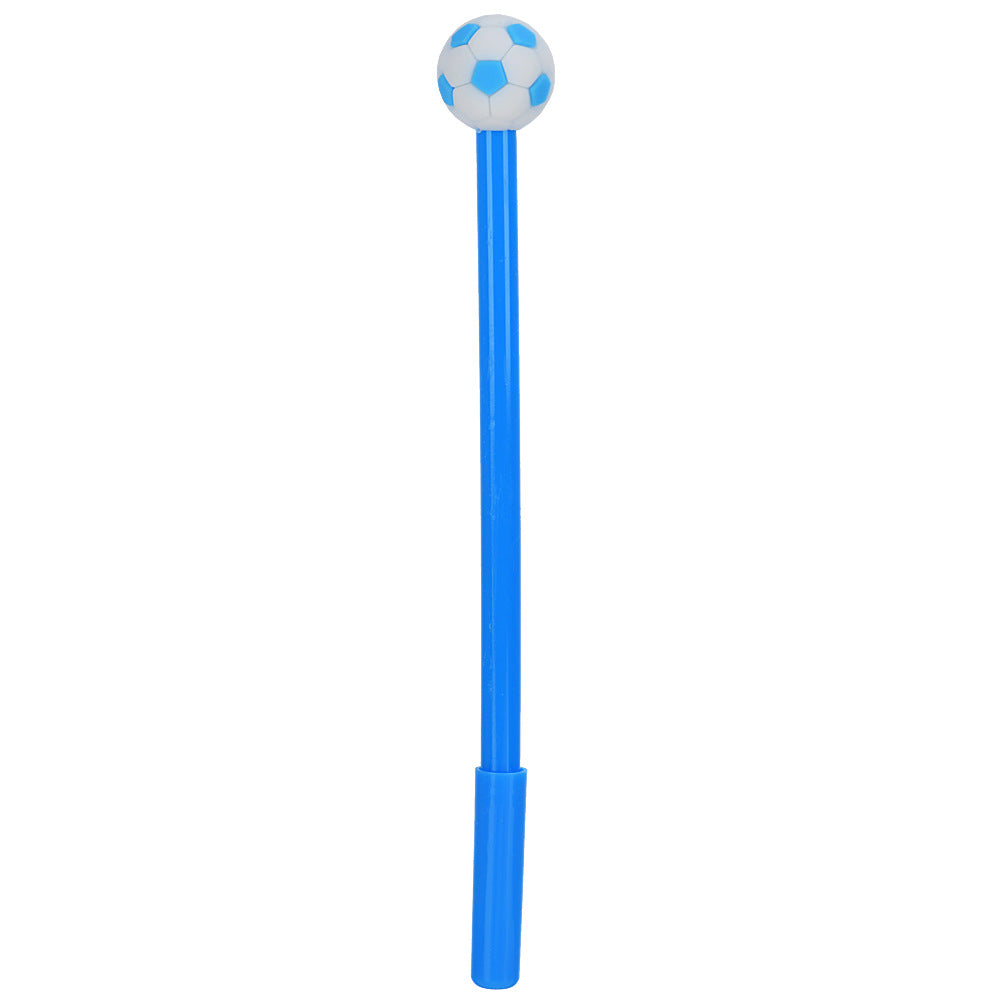 Sports Ball Silicone Top Gel Pen Black Ink Creative Ballpoint Pen