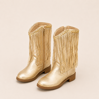 Girls Western Cowboy Boots – Glitter & Embroidered Styles