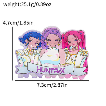 K-Pop Demon Hunters Acrylic Hair Claw Clip for Girls – Trendy Fan Merch Accessory