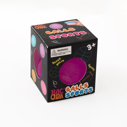 Semi-Transparent Squishy Stress Ball – Slow Rising Squeeze Toy for Anxiety Relief