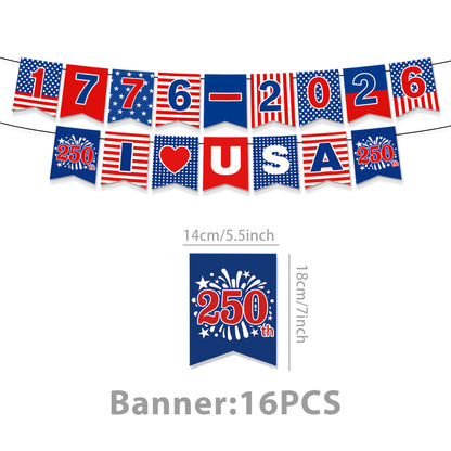 4th Of July Party Supplies Themed Tableware and Decorations