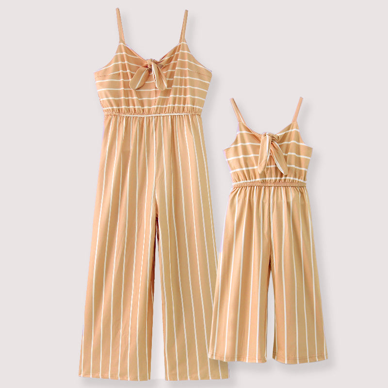 Mother's Day Mommy And Me Stripes Slip Jumpsuit
