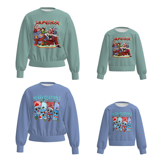 2025 Winter Mommy And Me Kpop Demon Hunter Fashion Sweatshirt