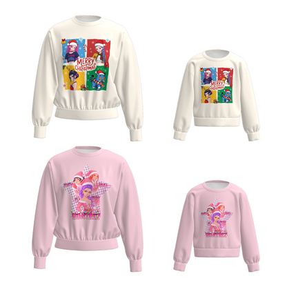 Fall Mommy And Me Kpop Demon Hunter Fashion Sweatshirt