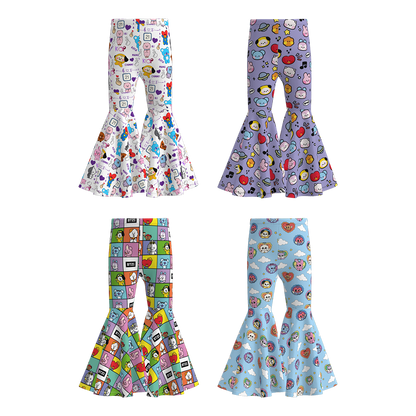 Kpop Demon Hunters Girls Soft Bell Pants Collection