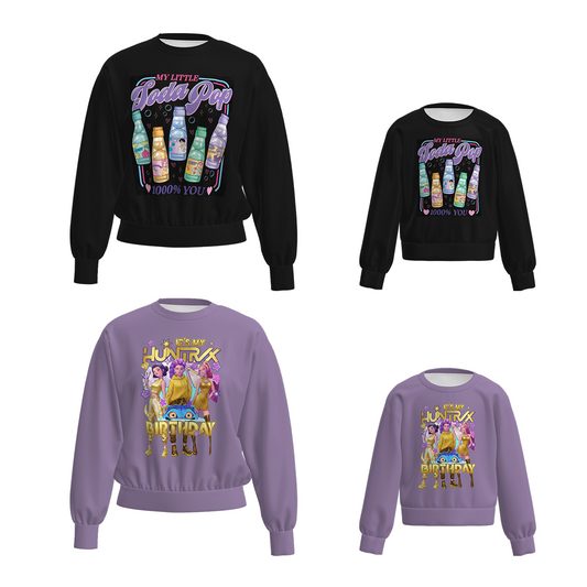 2025 Winter Mommy And Me Kpop Demon Hunter Sweatshirt