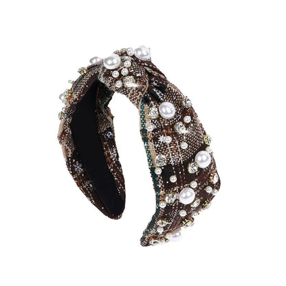 Girls Christmas Pearl Fashion Headband Accessories