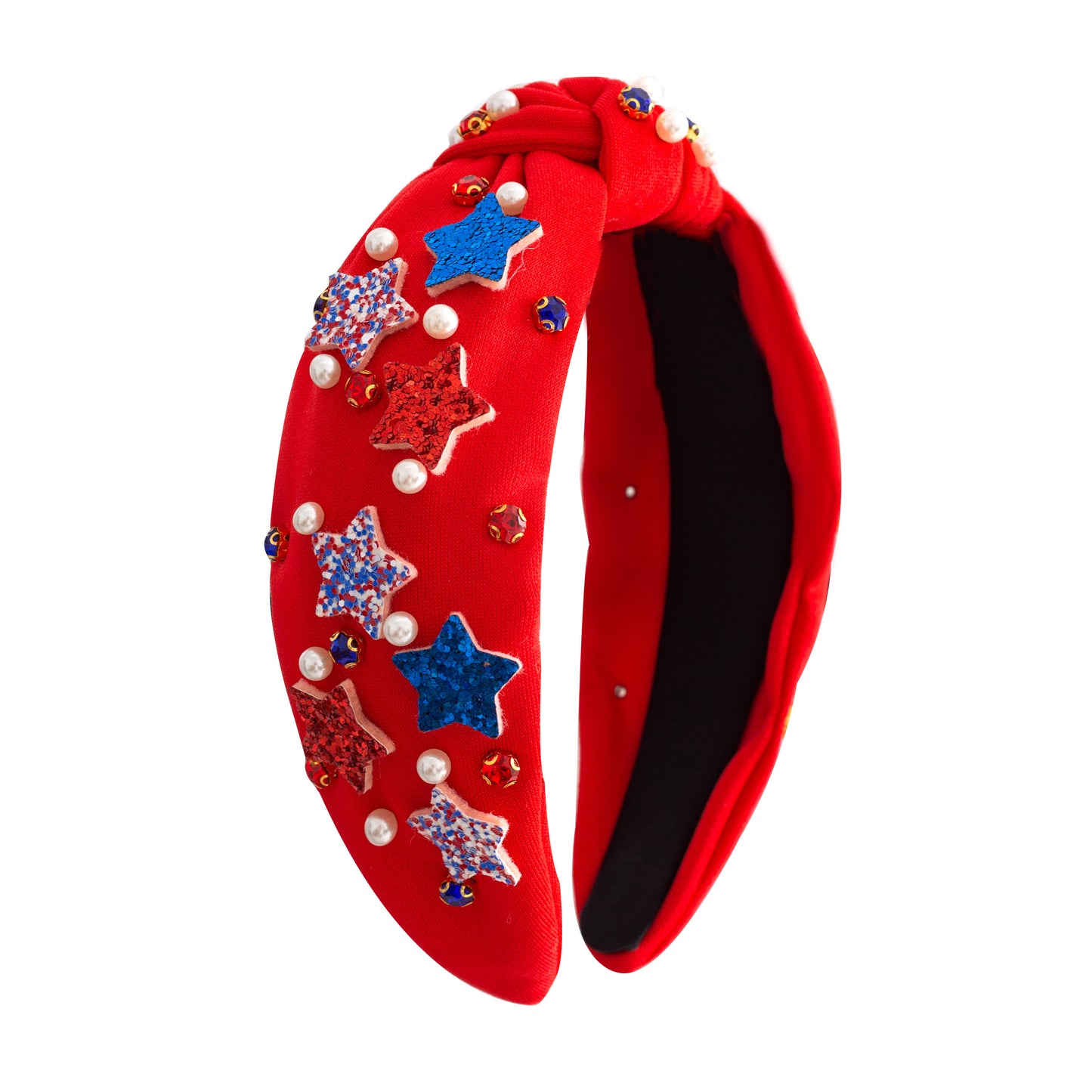 Girls Summer July 4th Patriotic Sparkle Headwear